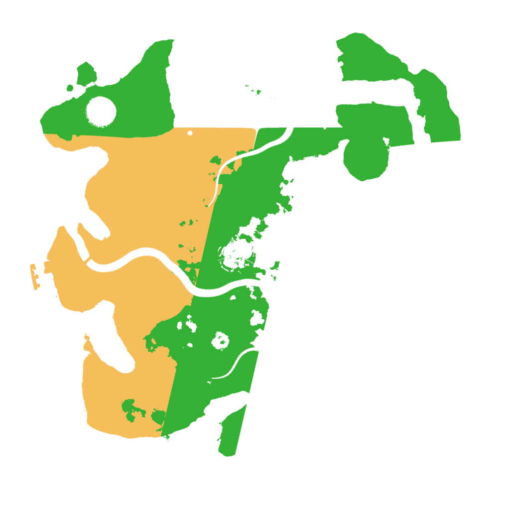 Biome Rust Map: Procedural Map, Size: 3000, Seed: 1464022731
