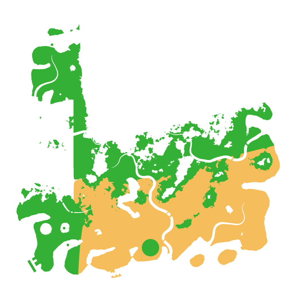 Biome Rust Map: Procedural Map, Size: 4500, Seed: 1790962574