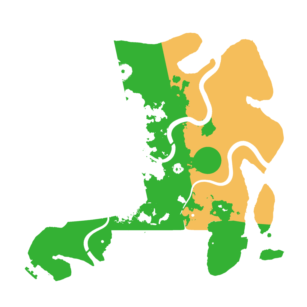 Biome Rust Map: Procedural Map, Size: 3000, Seed: 20260819