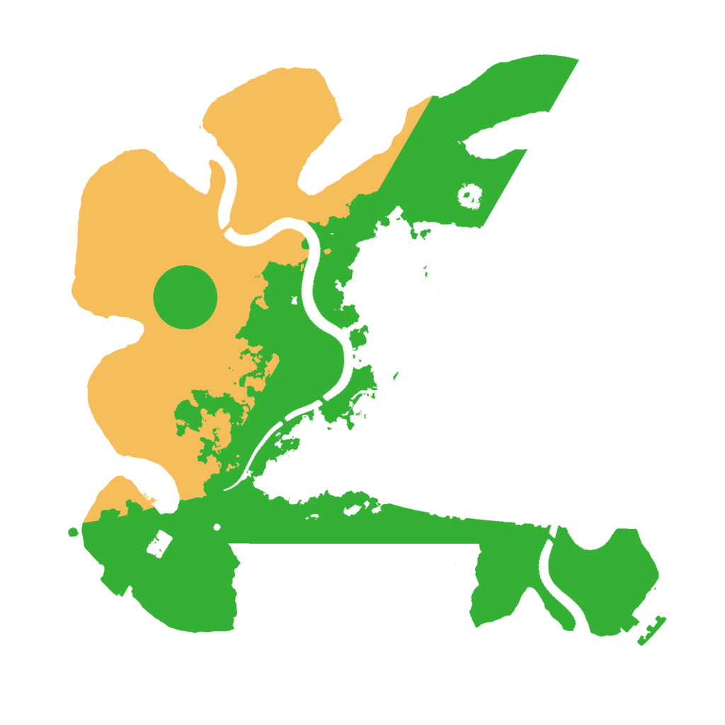Biome Rust Map: Procedural Map, Size: 3000, Seed: 713077201