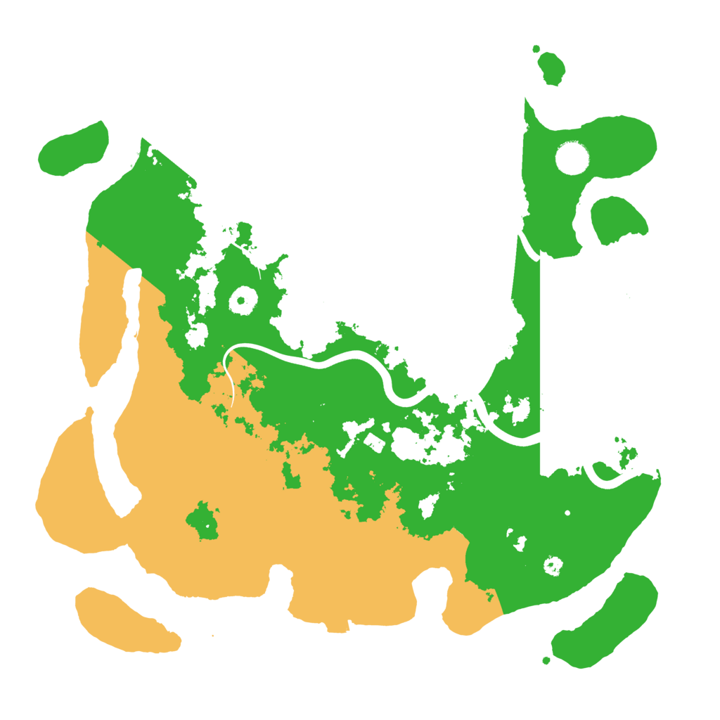 Biome Rust Map: Procedural Map, Size: 3800, Seed: 622062239