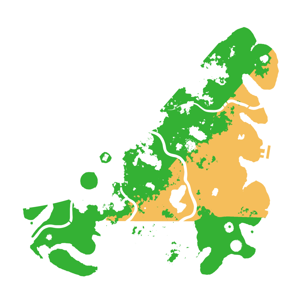 Biome Rust Map: Procedural Map, Size: 4500, Seed: 900000