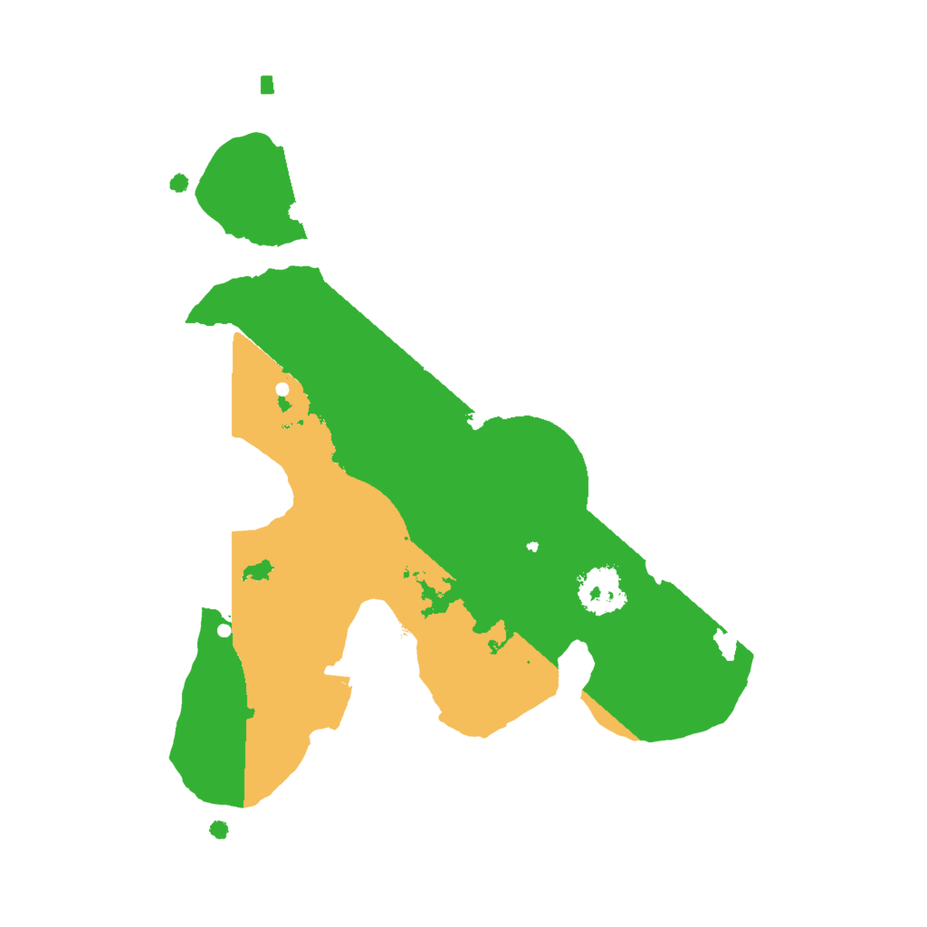 Biome Rust Map: Procedural Map, Size: 2000, Seed: 288603400