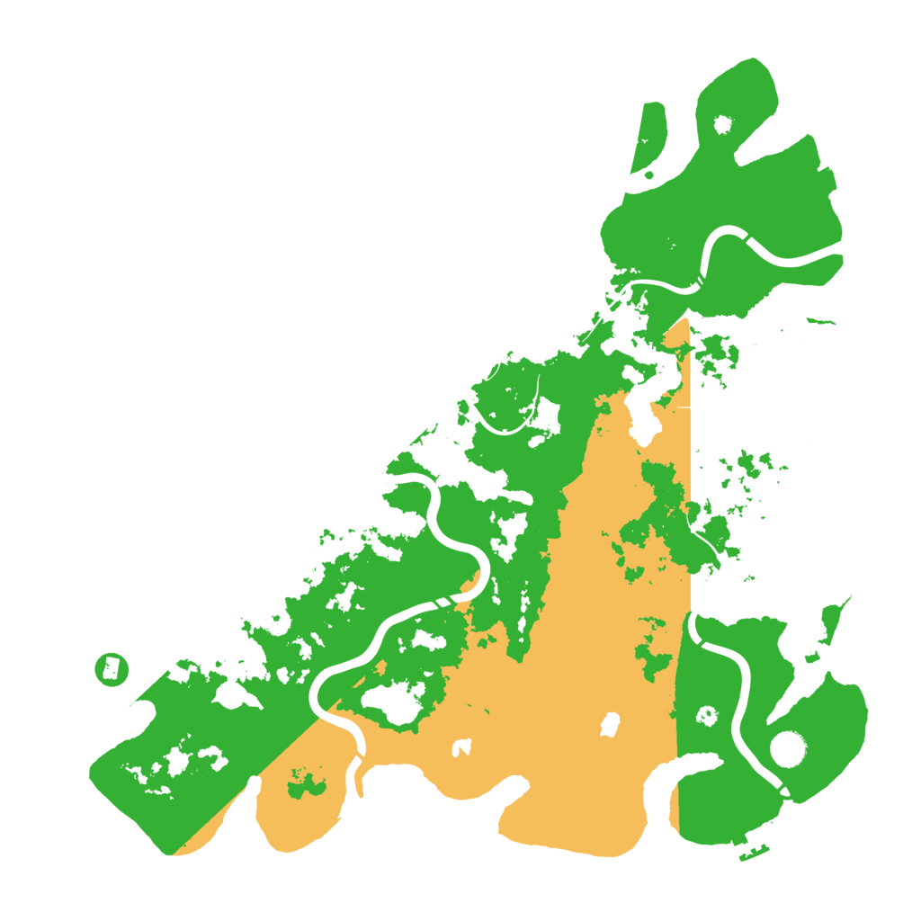 Biome Rust Map: Procedural Map, Size: 4500, Seed: 932342999