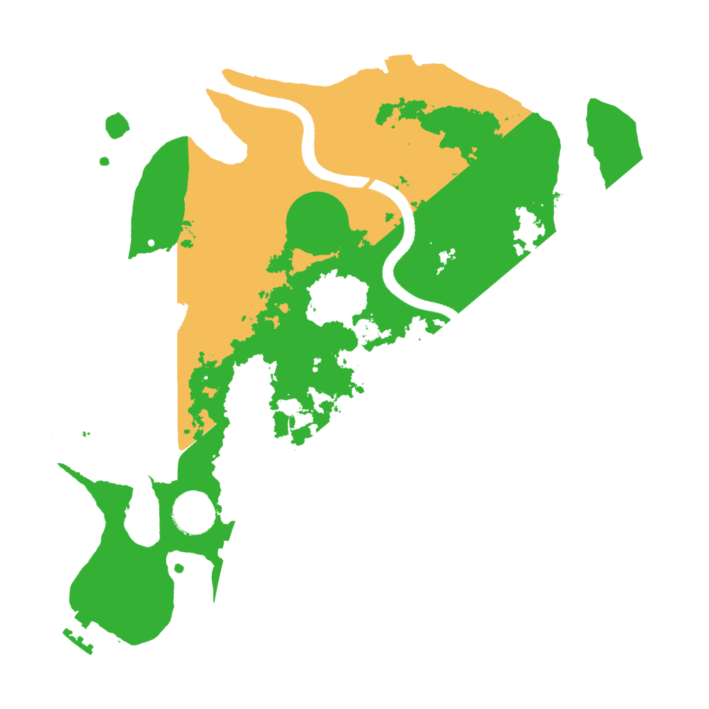Biome Rust Map: Procedural Map, Size: 3000, Seed: 7817303