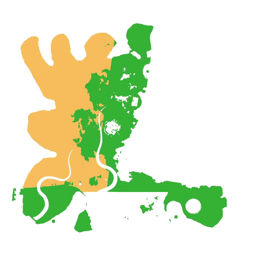 Biome Rust Map: Procedural Map, Size: 3000, Seed: 908976309