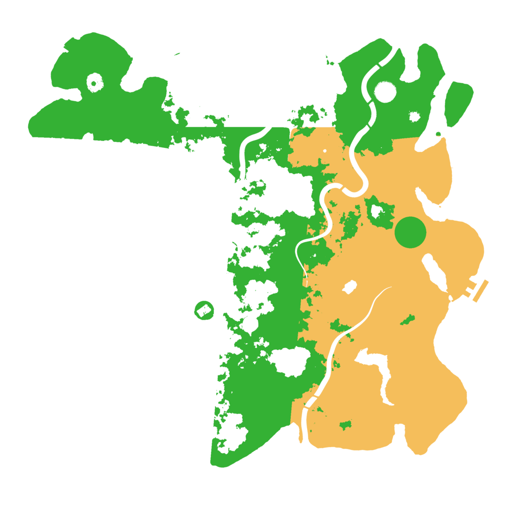Biome Rust Map: Procedural Map, Size: 4250, Seed: 401154114