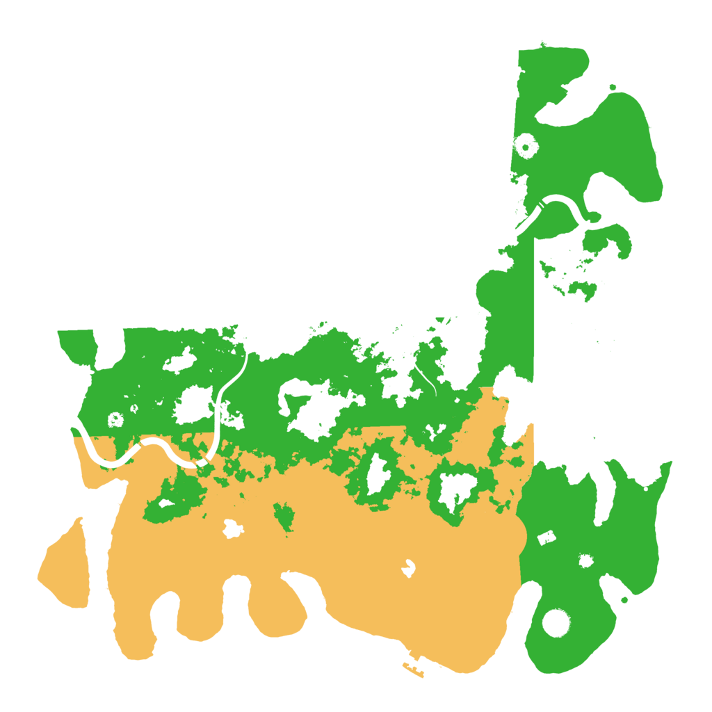 Biome Rust Map: Procedural Map, Size: 4500, Seed: 290863202