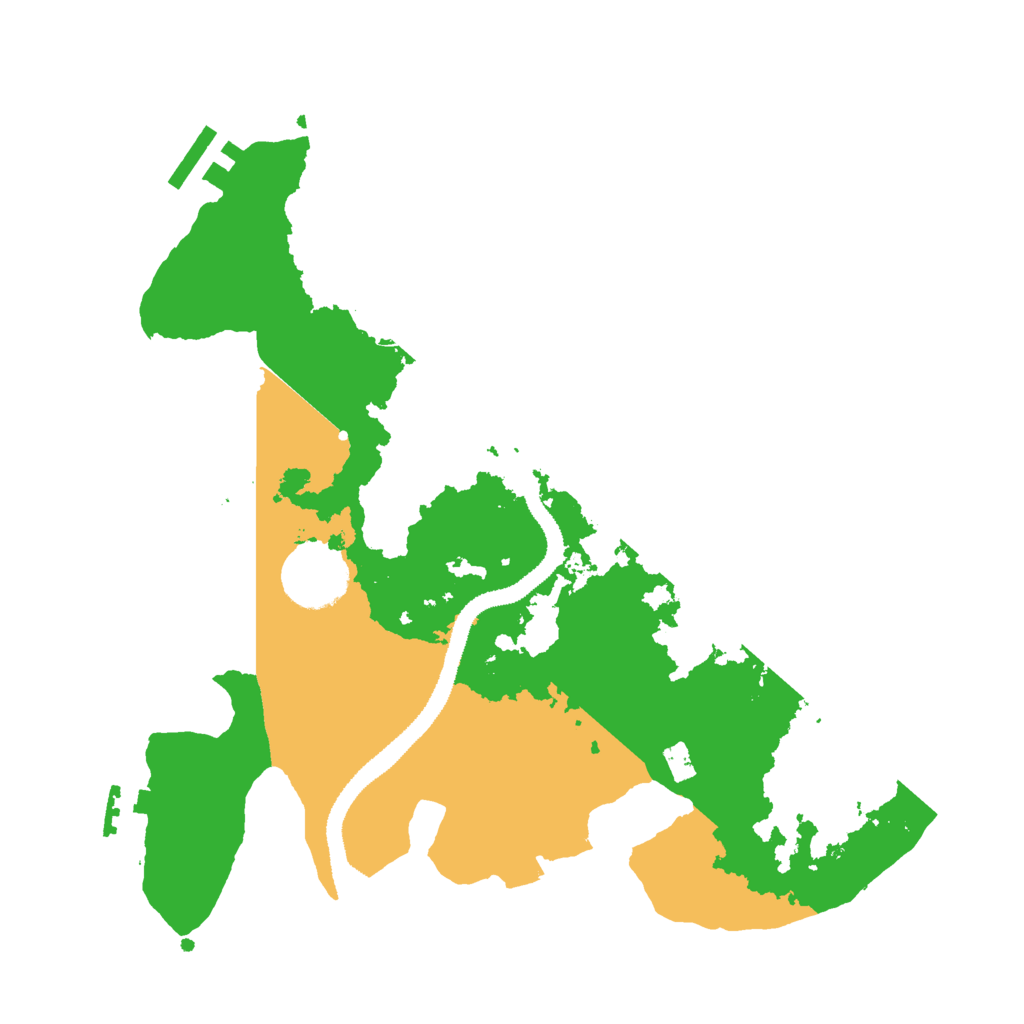 Biome Rust Map: Procedural Map, Size: 3000, Seed: 288603400