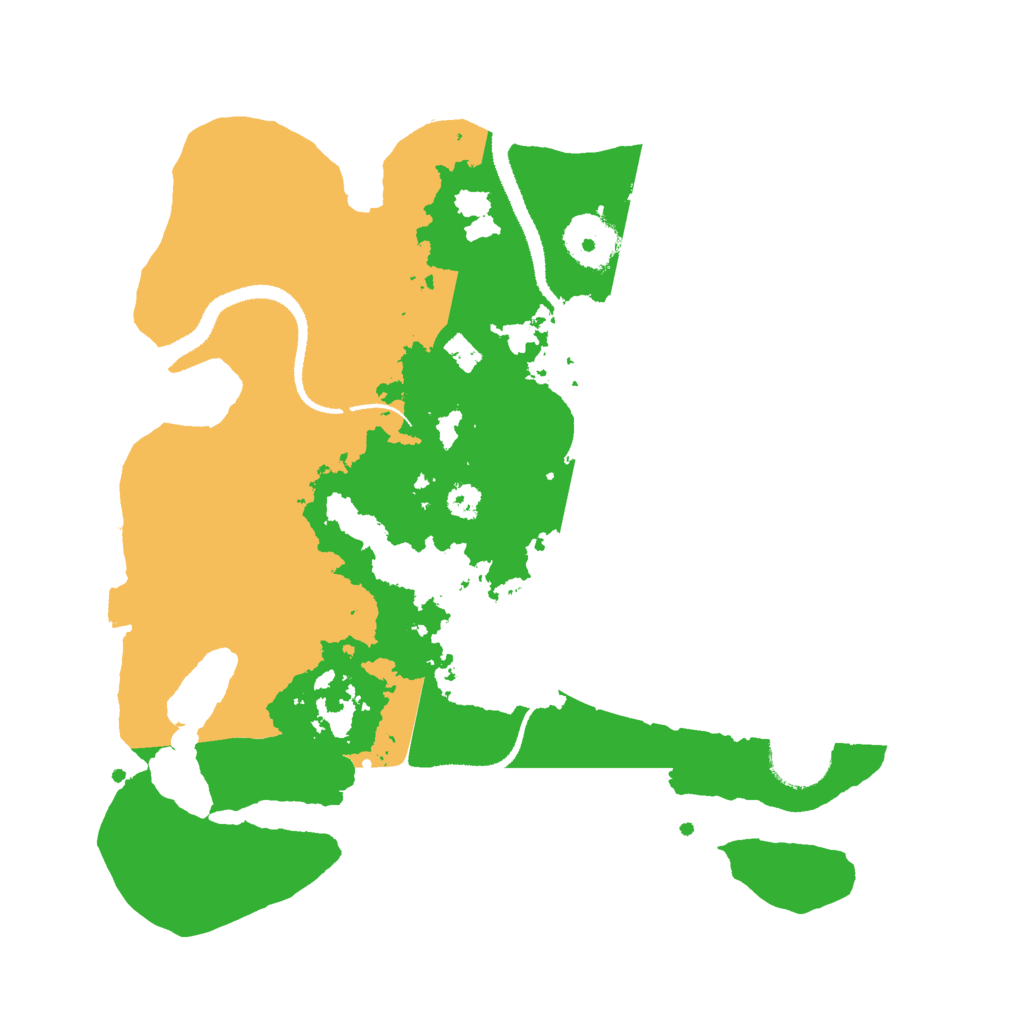Biome Rust Map: Procedural Map, Size: 3000, Seed: 1962183805