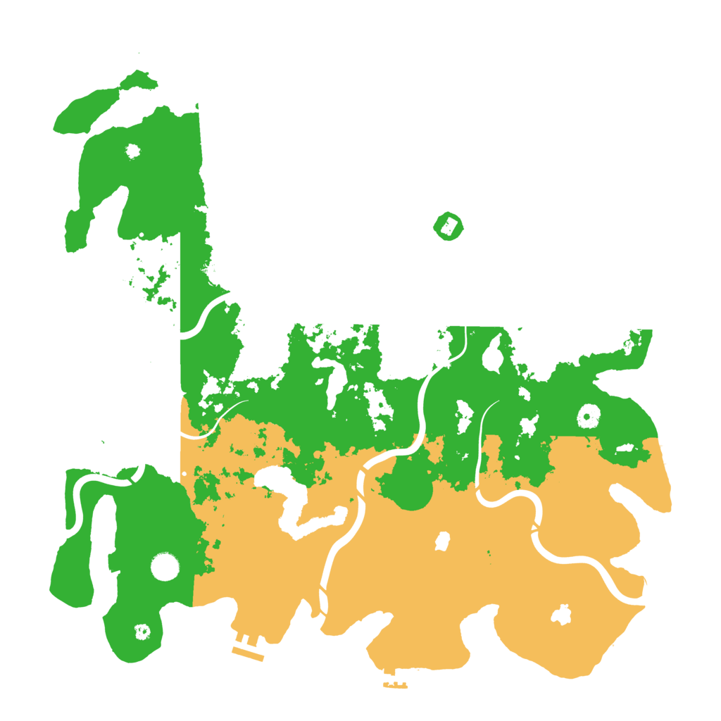 Biome Rust Map: Procedural Map, Size: 4500, Seed: 1068937444