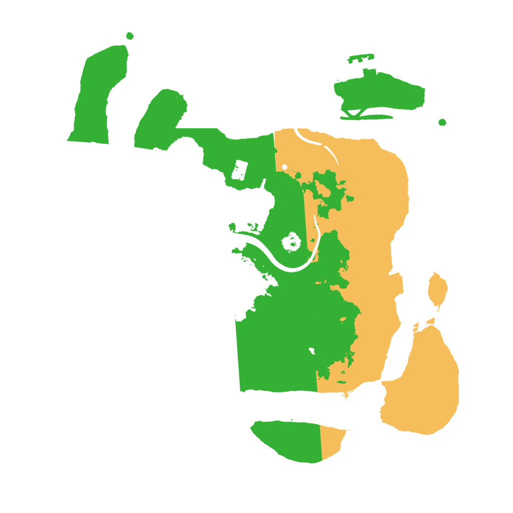 Biome Rust Map: Procedural Map, Size: 2800, Seed: 650727110