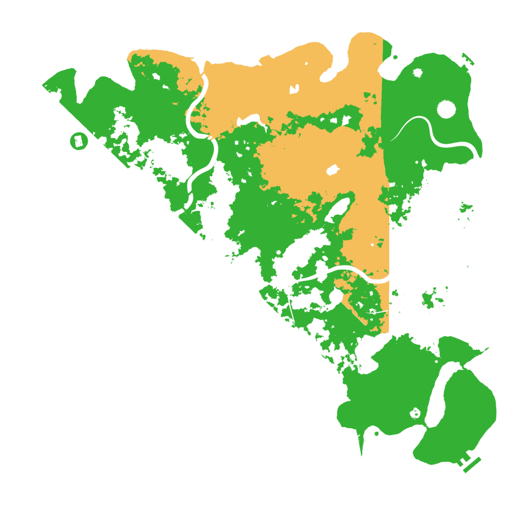 Biome Rust Map: Procedural Map, Size: 5000, Seed: 94