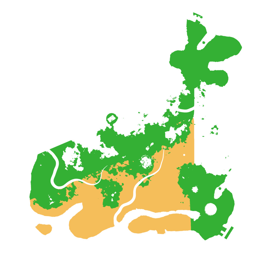 Biome Rust Map: Procedural Map, Size: 3800, Seed: 2090064522