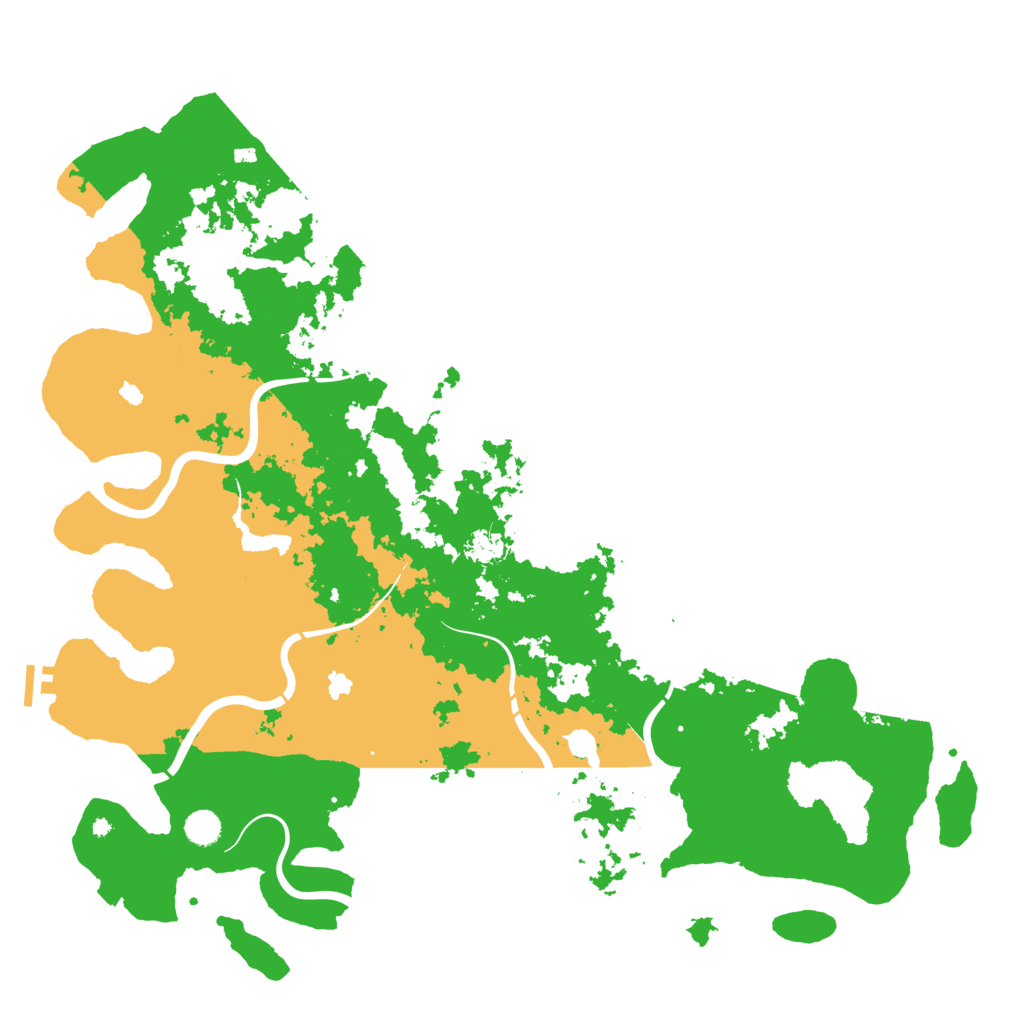 Biome Rust Map: Procedural Map, Size: 5000, Seed: 1406339137