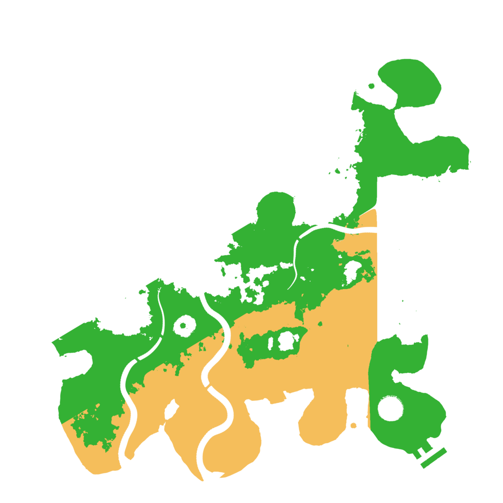 Biome Rust Map: Procedural Map, Size: 3500, Seed: 1088146412