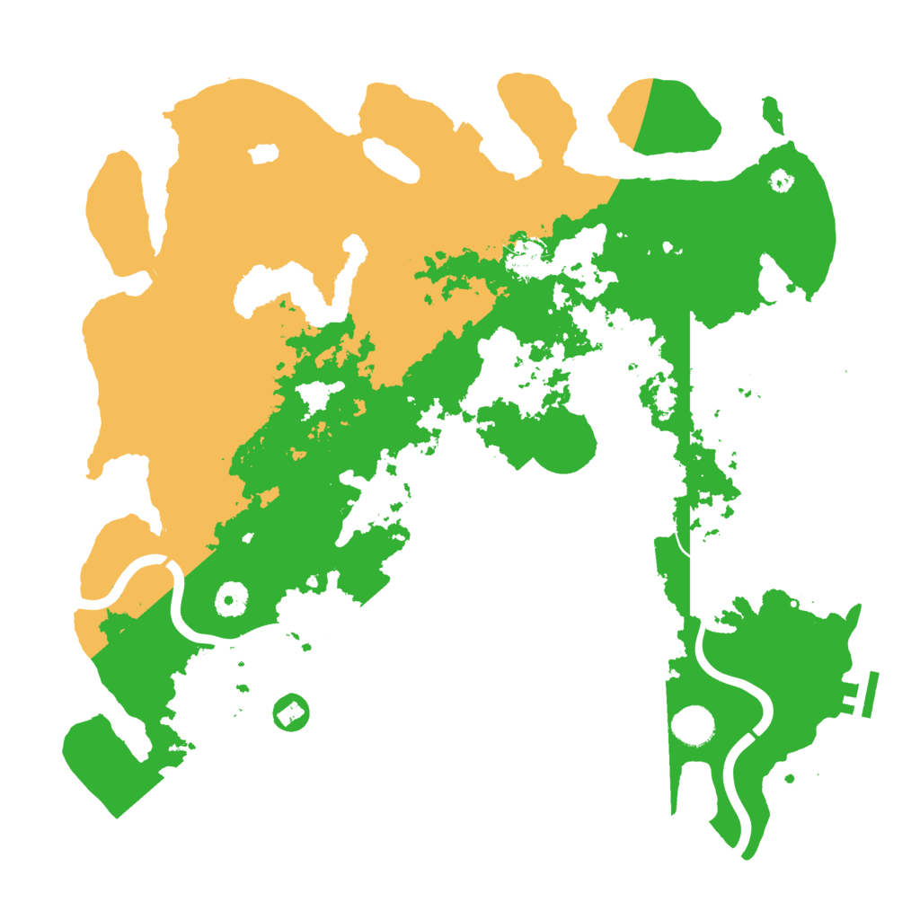 Biome Rust Map: Procedural Map, Size: 4000, Seed: 1708566771