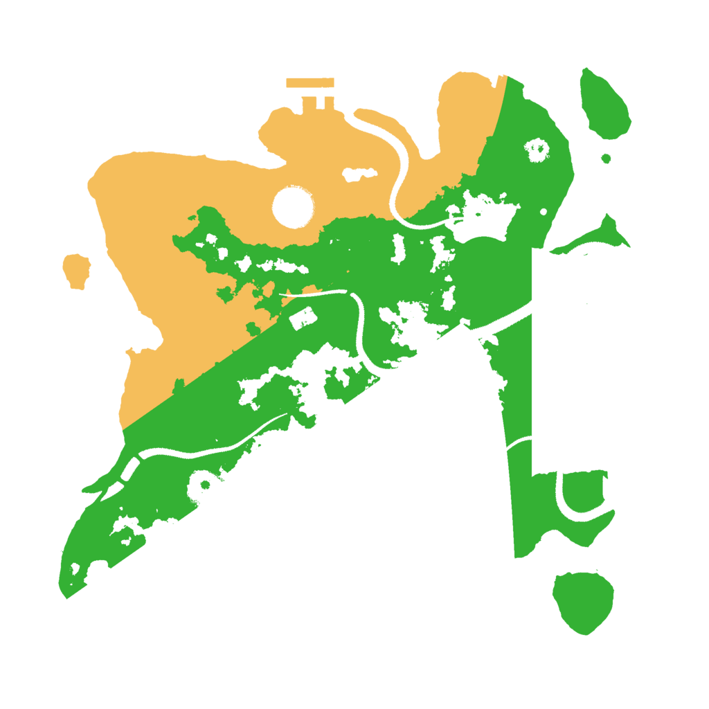 Biome Rust Map: Procedural Map, Size: 3000, Seed: 796532516