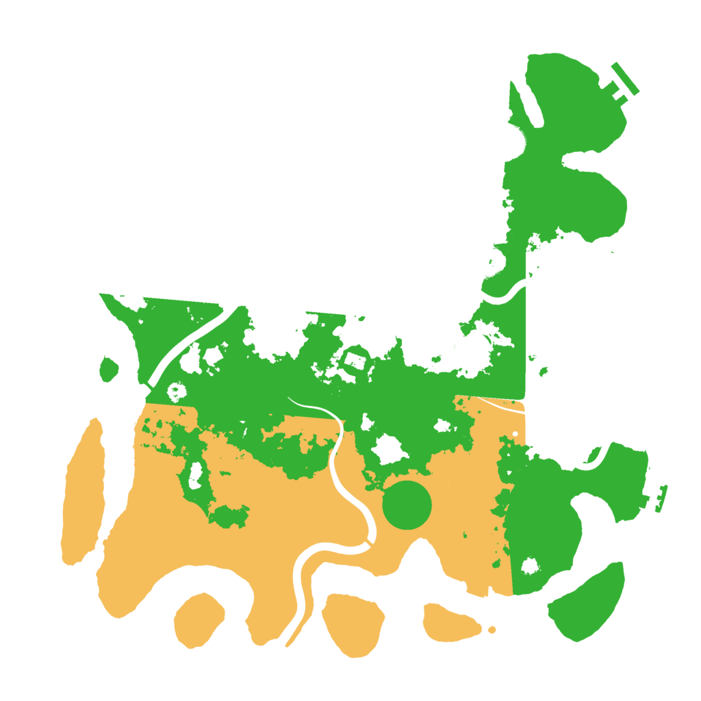 Biome Rust Map: Procedural Map, Size: 3750, Seed: 1042801152