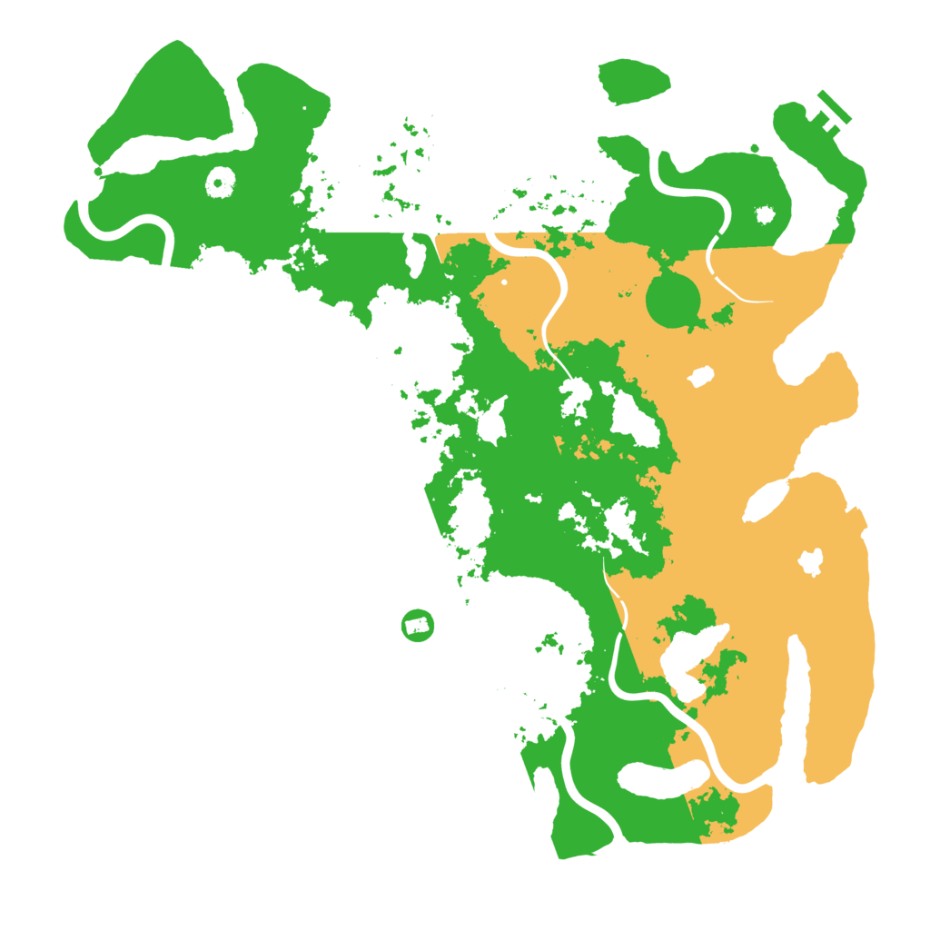 Biome Rust Map: Procedural Map, Size: 4500, Seed: 747030127