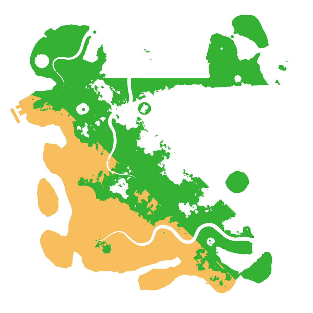 Biome Rust Map: Procedural Map, Size: 3950, Seed: 65211651
