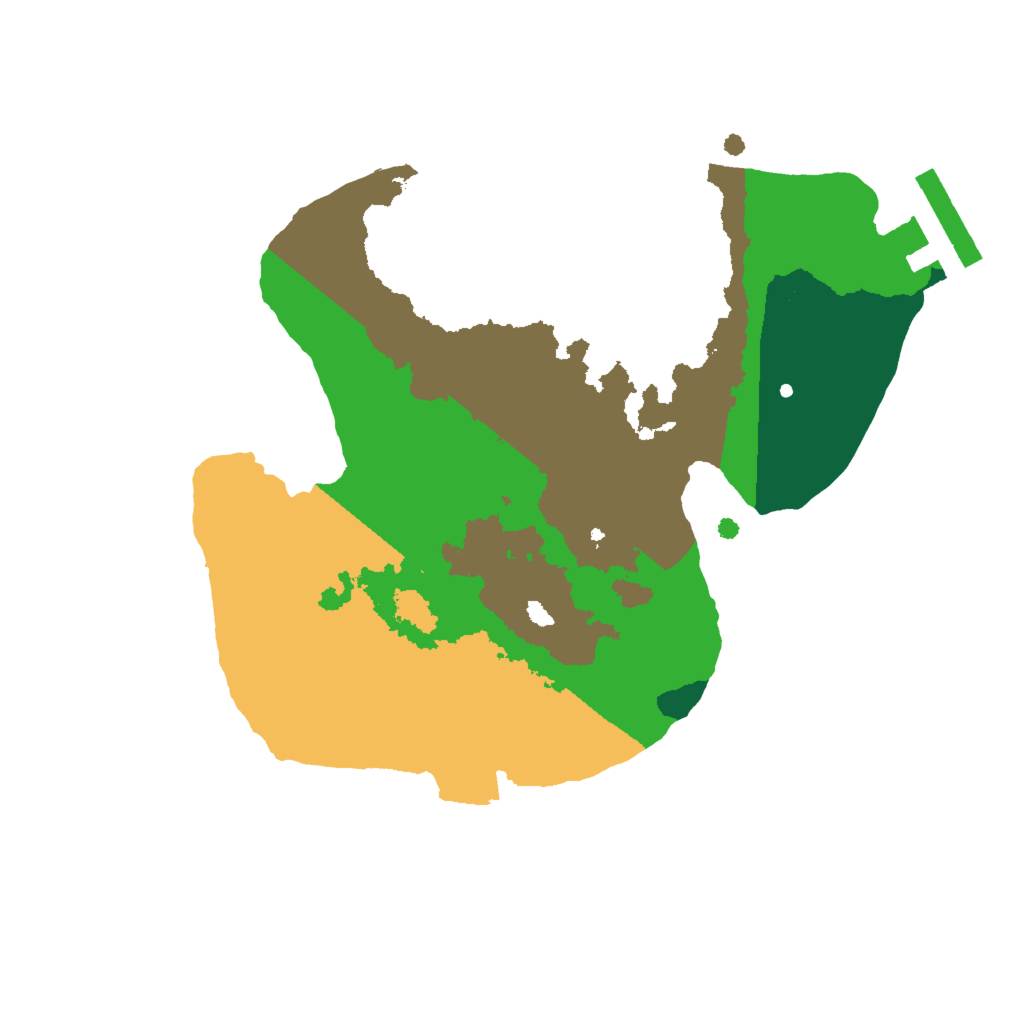 Biome Rust Map: Procedural Map, Size: 2000, Seed: 133151
