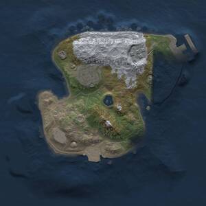 Thumbnail Rust Map: Procedural Map, Size: 2000, Seed: 133151, 4 Monuments