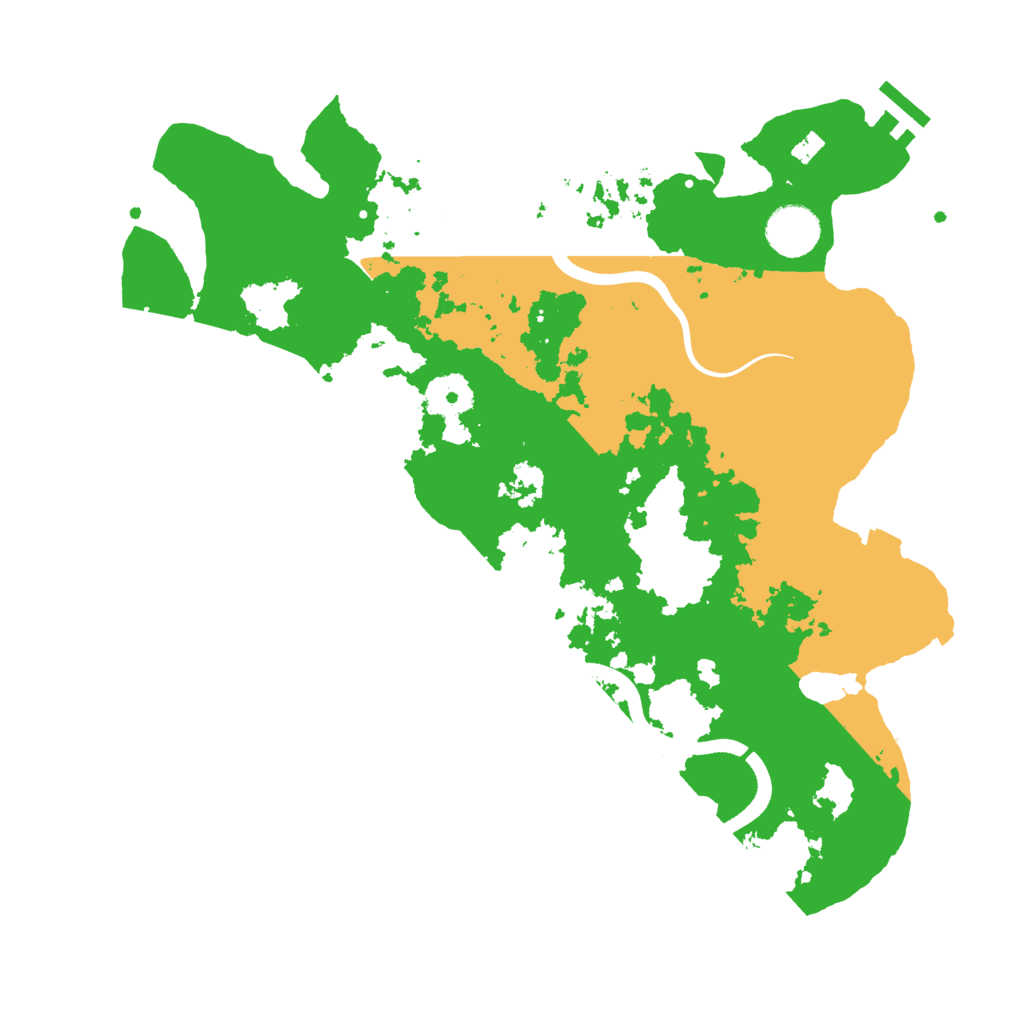 Biome Rust Map: Procedural Map, Size: 3500, Seed: 978806