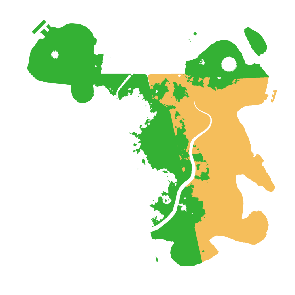 Biome Rust Map: Procedural Map, Size: 3500, Seed: 1887389283