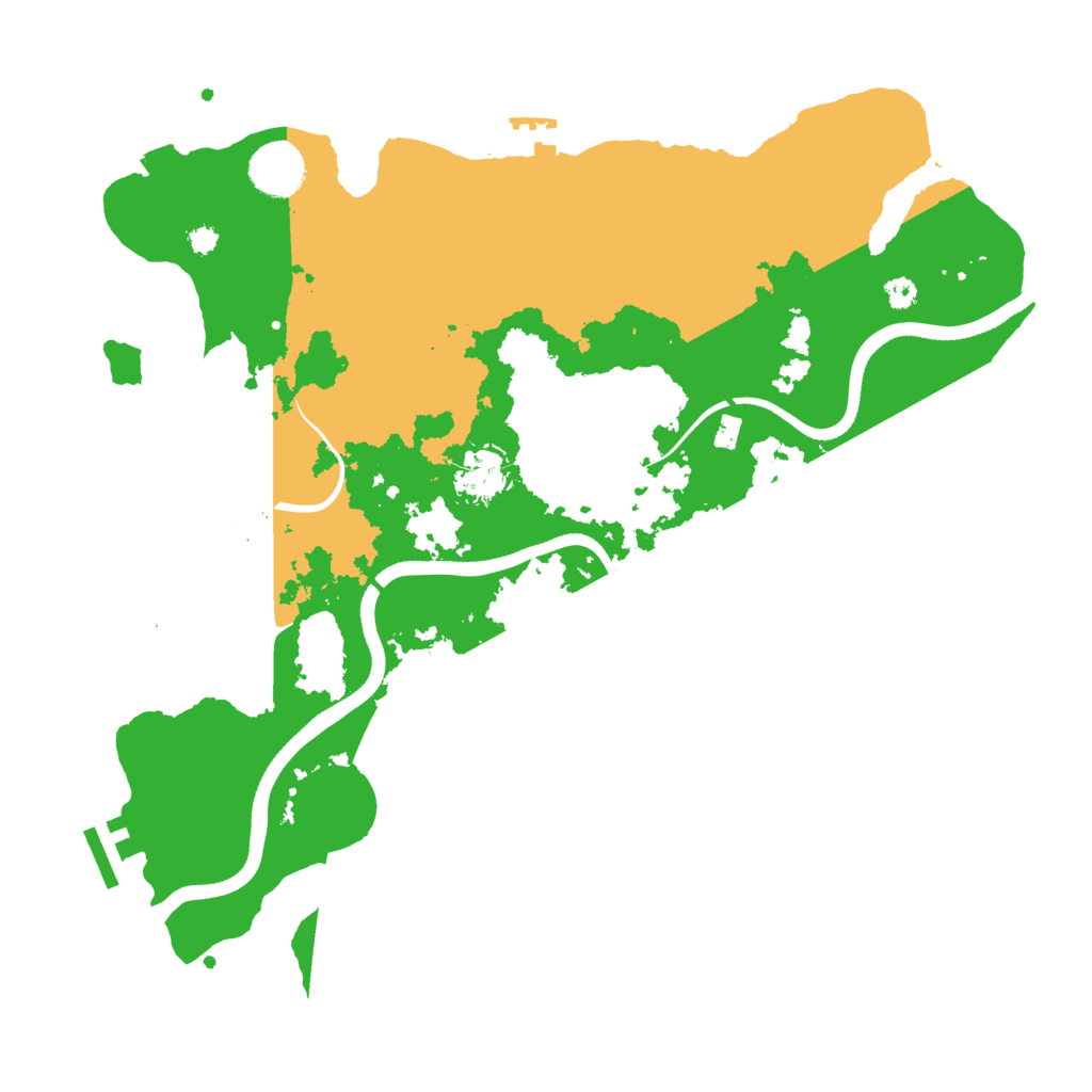 Biome Rust Map: Procedural Map, Size: 3500, Seed: 2117778116