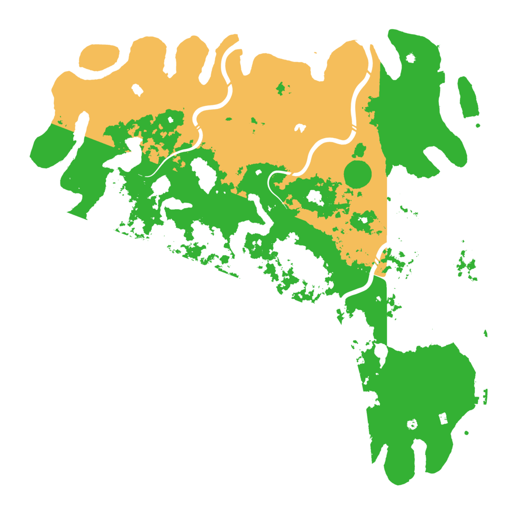 Biome Rust Map: Procedural Map, Size: 5000, Seed: 160450