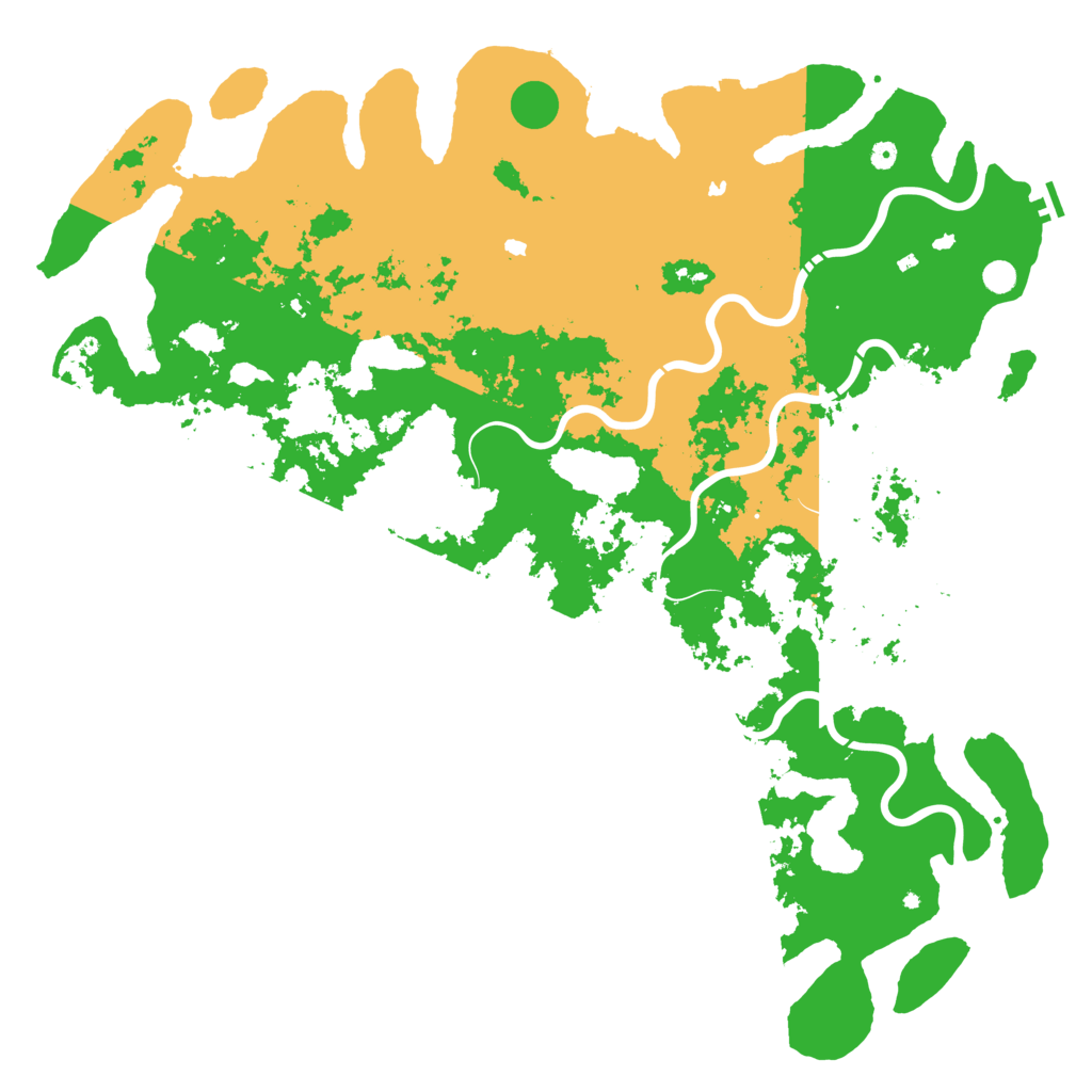 Biome Rust Map: Procedural Map, Size: 6000, Seed: 654317270