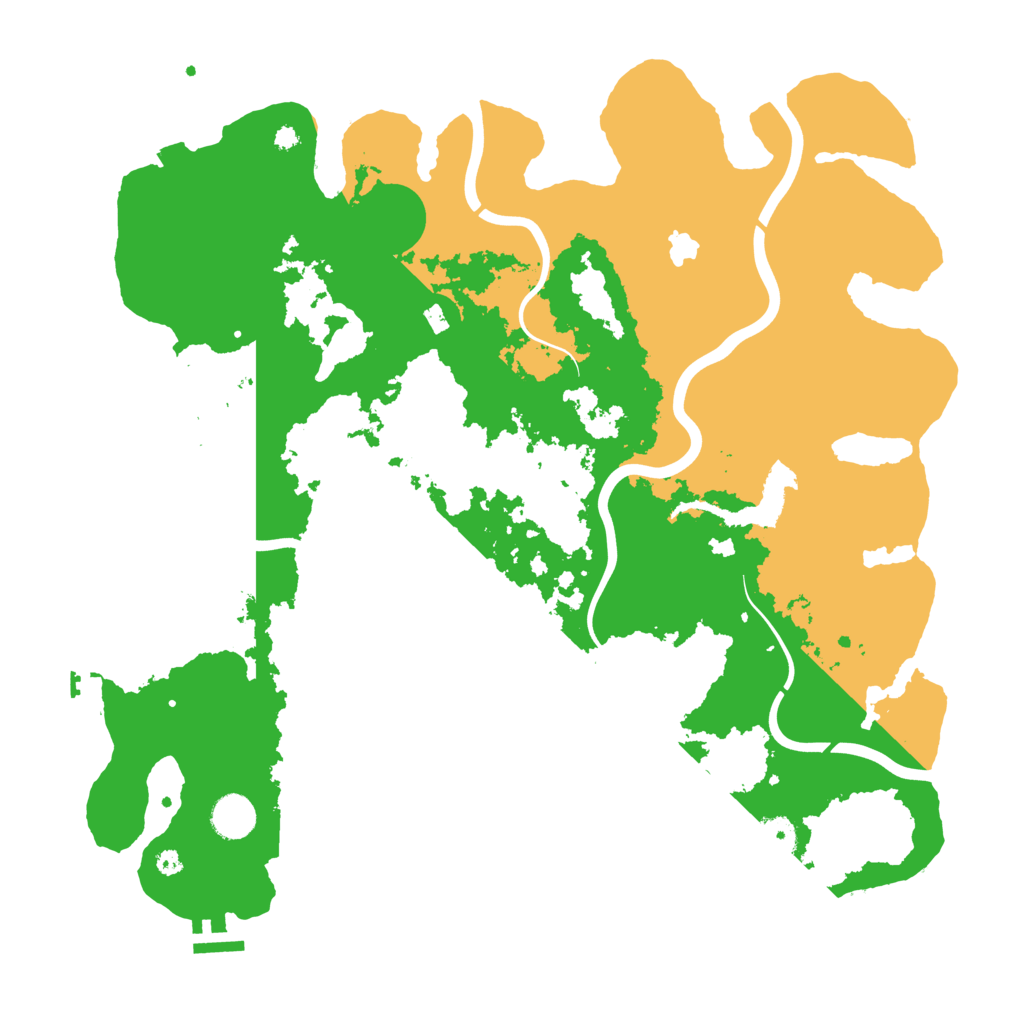 Biome Rust Map: Procedural Map, Size: 4050, Seed: 278347658