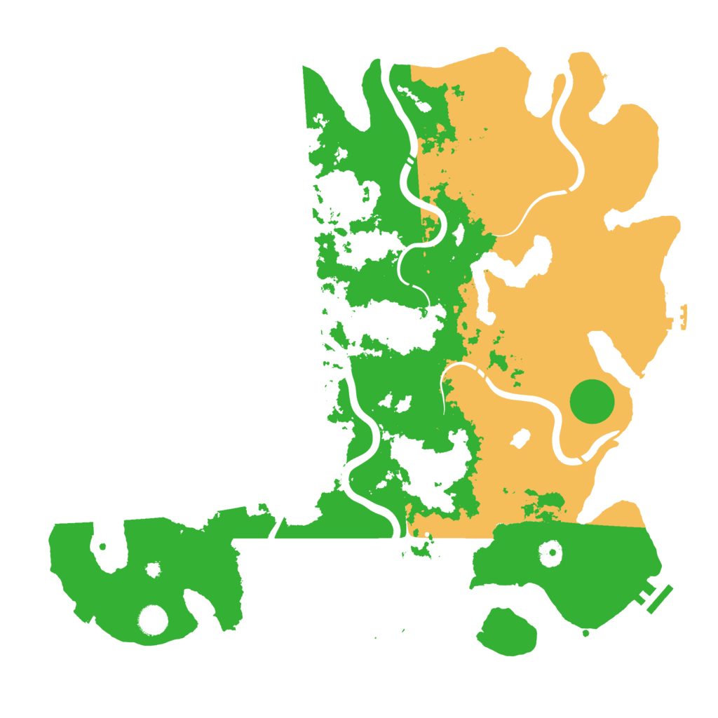 Biome Rust Map: Procedural Map, Size: 4250, Seed: 1287268880