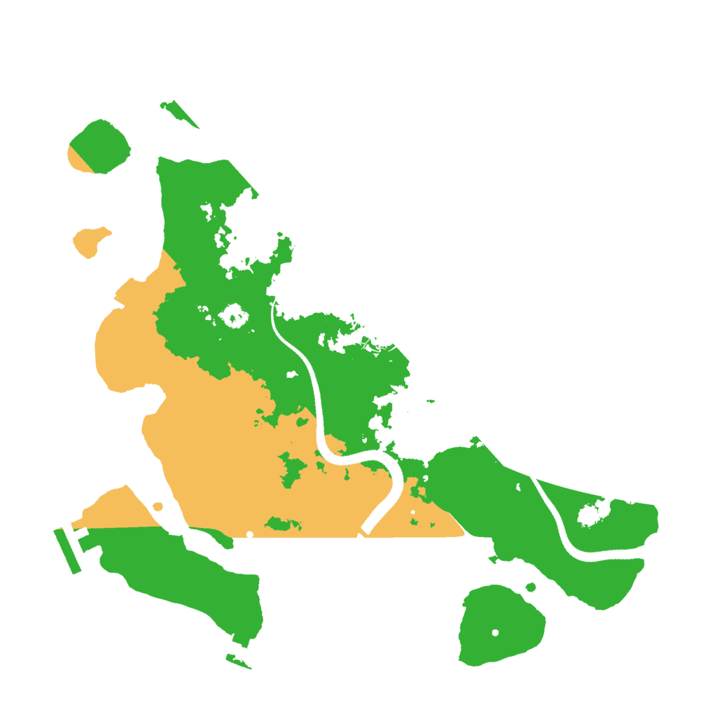 Biome Rust Map: Procedural Map, Size: 3000, Seed: 1490593787