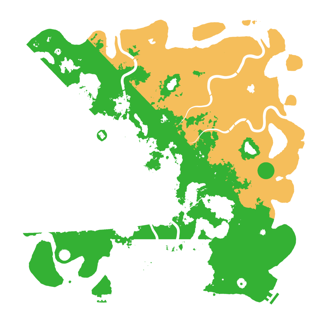 Biome Rust Map: Procedural Map, Size: 5000, Seed: 2012682285