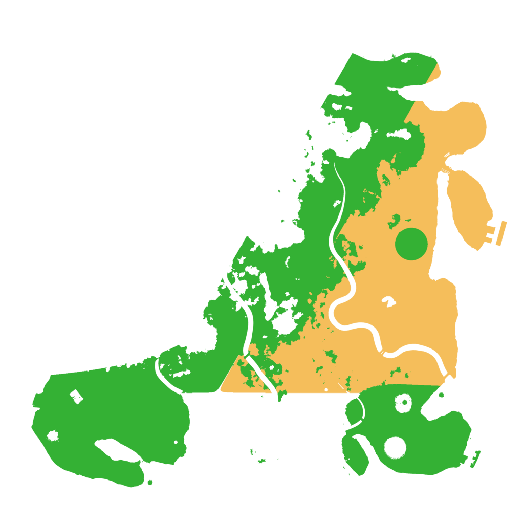 Biome Rust Map: Procedural Map, Size: 4250, Seed: 322136815
