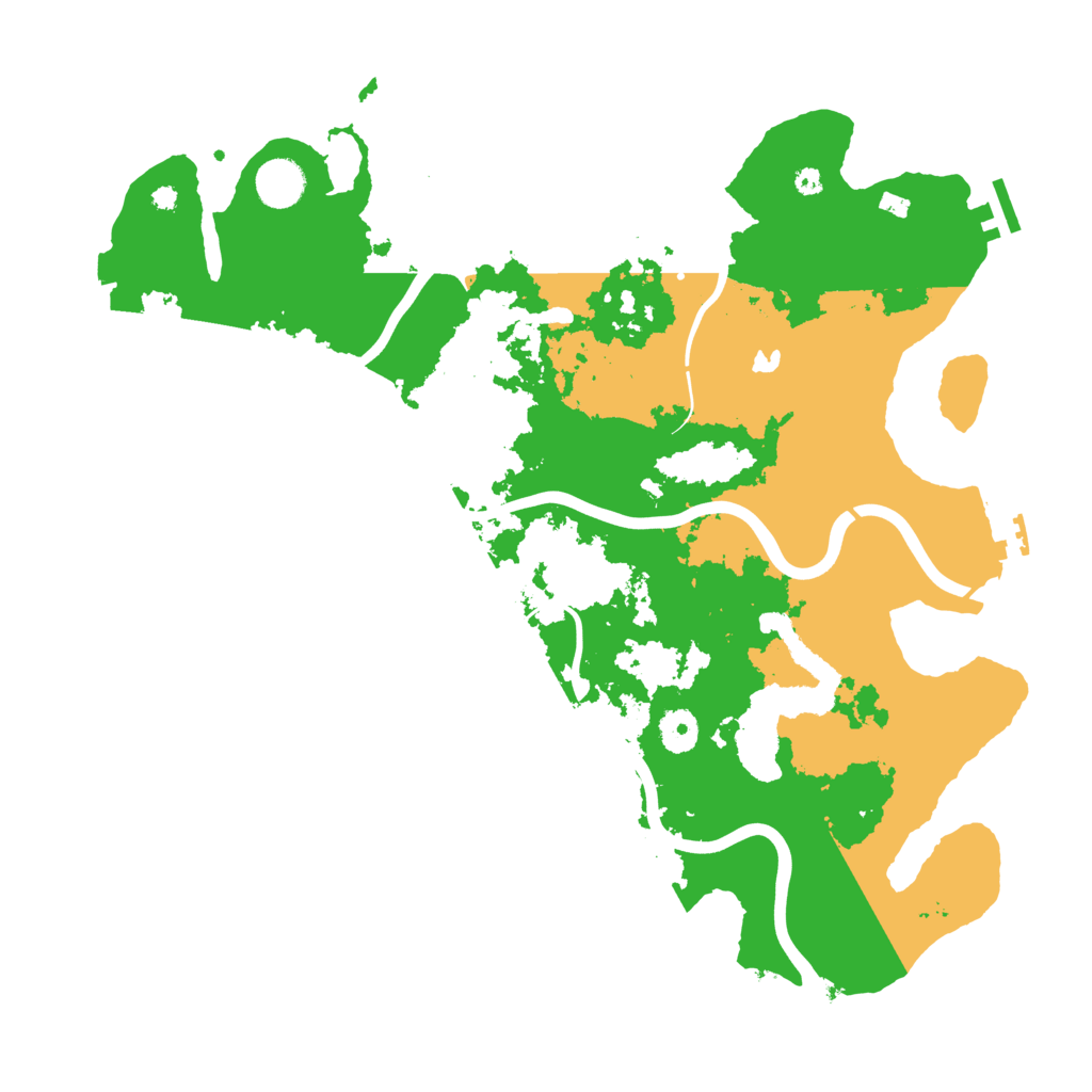Biome Rust Map: Procedural Map, Size: 4000, Seed: 557461718