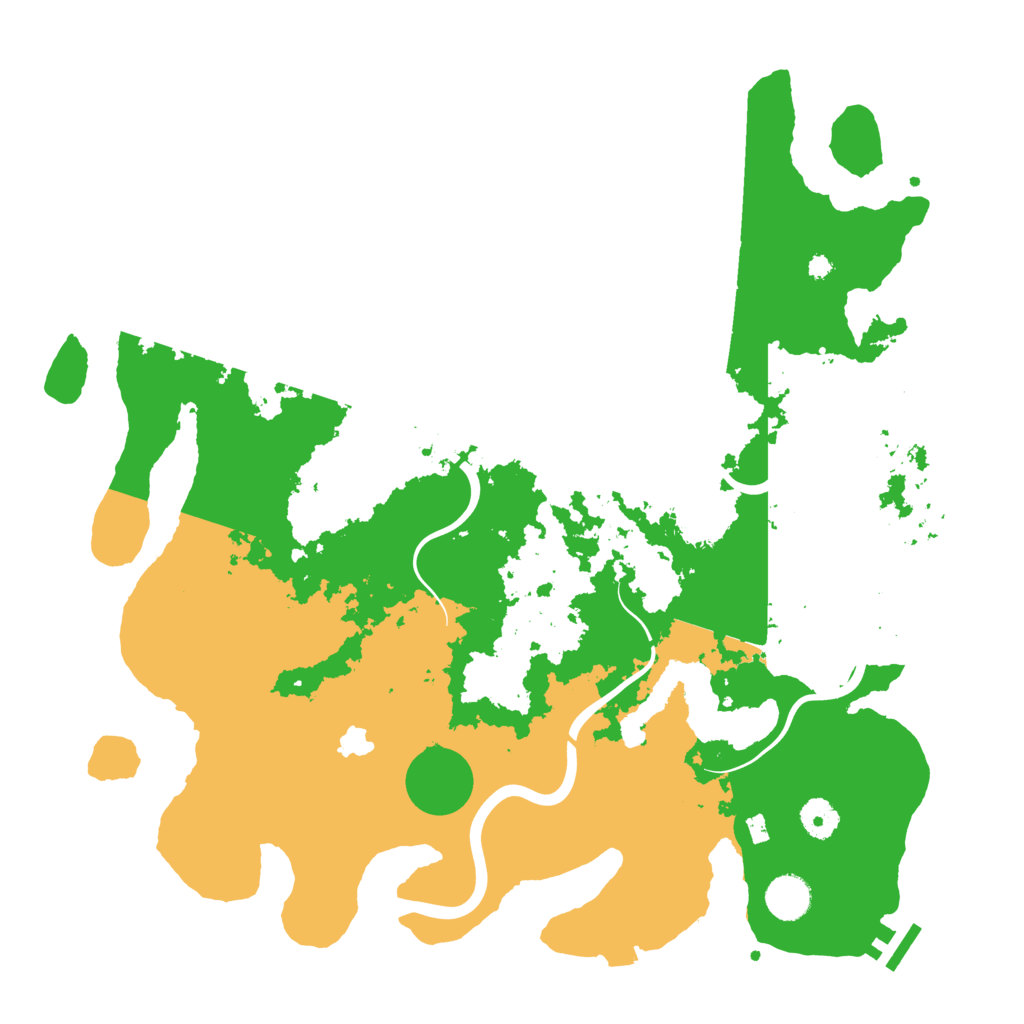 Biome Rust Map: Procedural Map, Size: 4000, Seed: 346952106