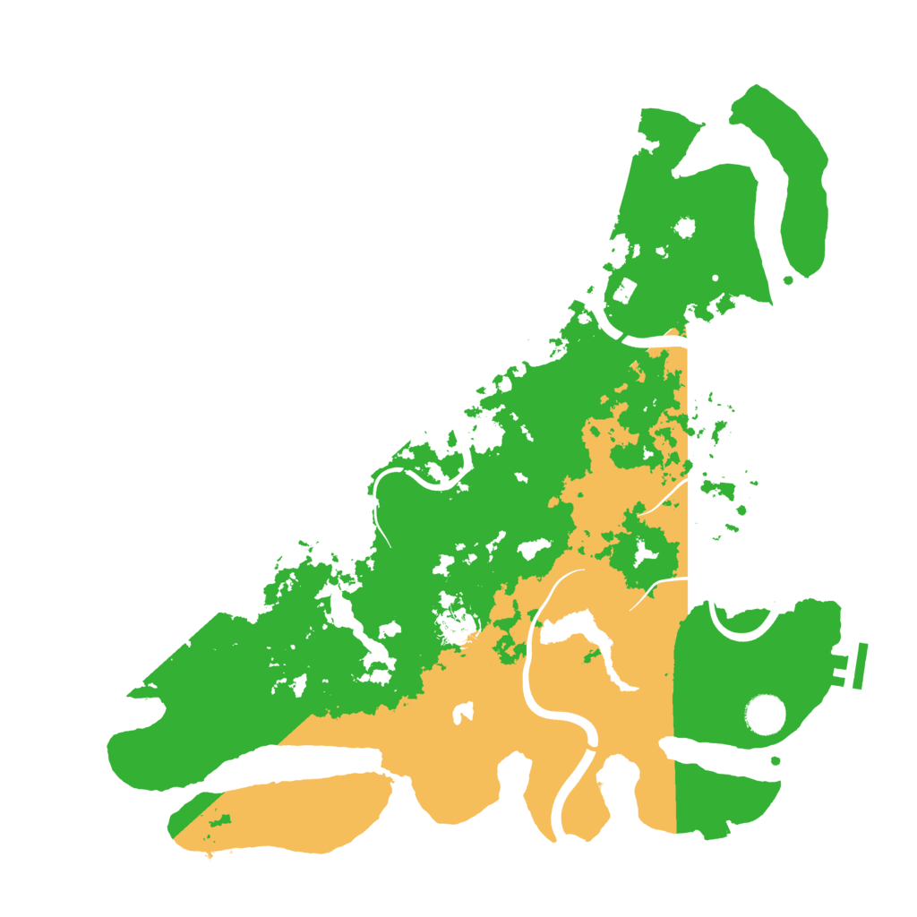 Biome Rust Map: Procedural Map, Size: 4000, Seed: 396297544