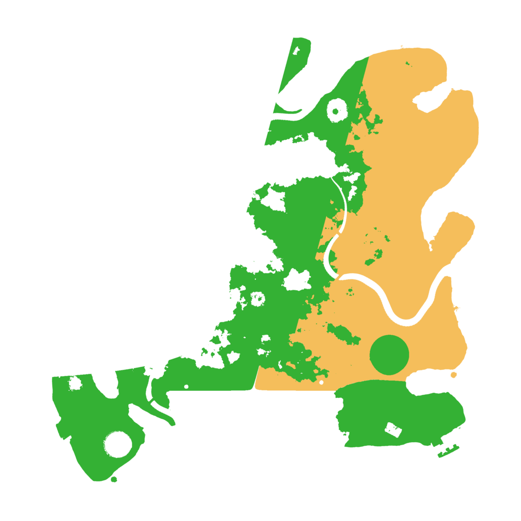 Biome Rust Map: Procedural Map, Size: 3500, Seed: 567057