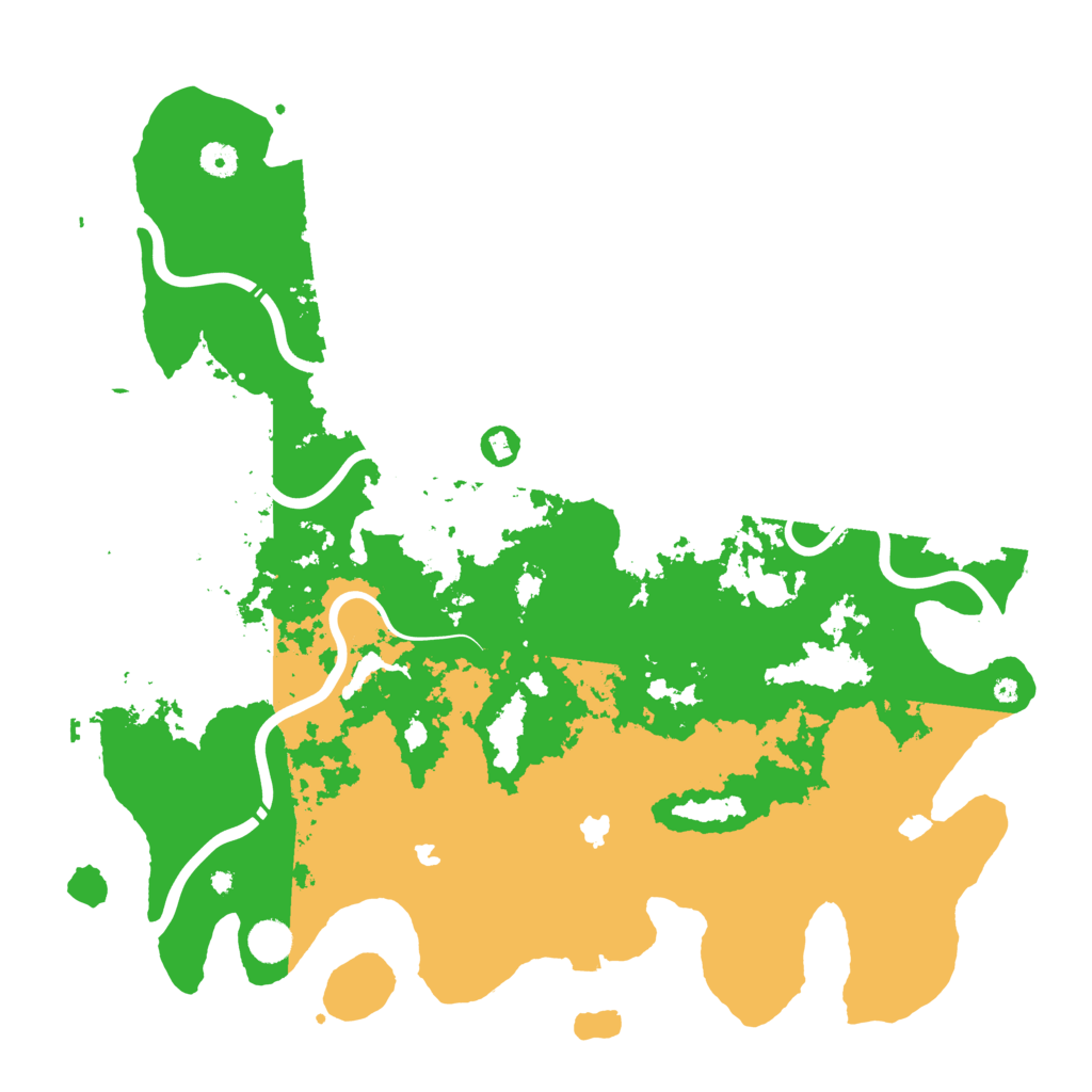 Biome Rust Map: Procedural Map, Size: 4500, Seed: 1845406466