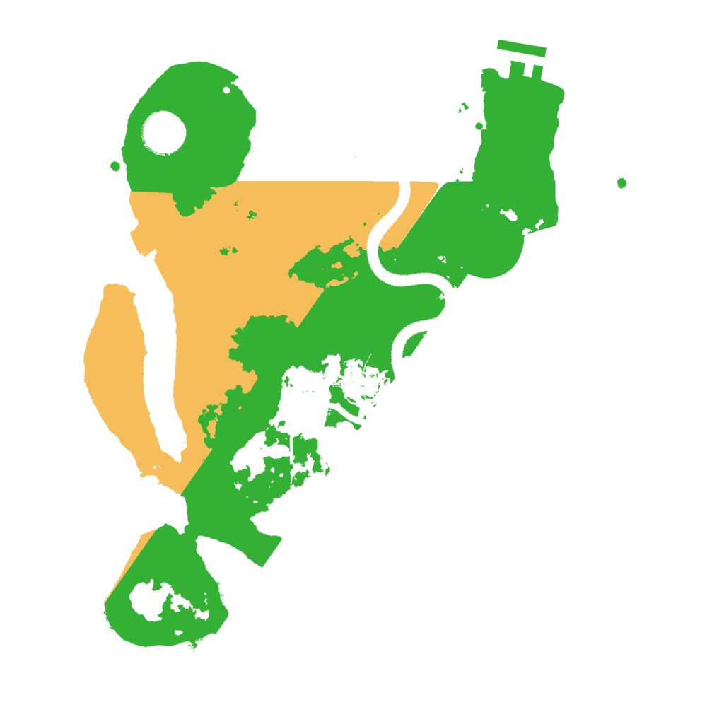 Biome Rust Map: Procedural Map, Size: 3000, Seed: 52820697