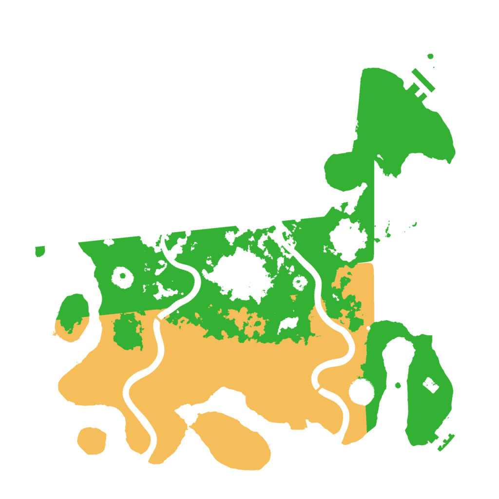 Biome Rust Map: Procedural Map, Size: 3500, Seed: 906396