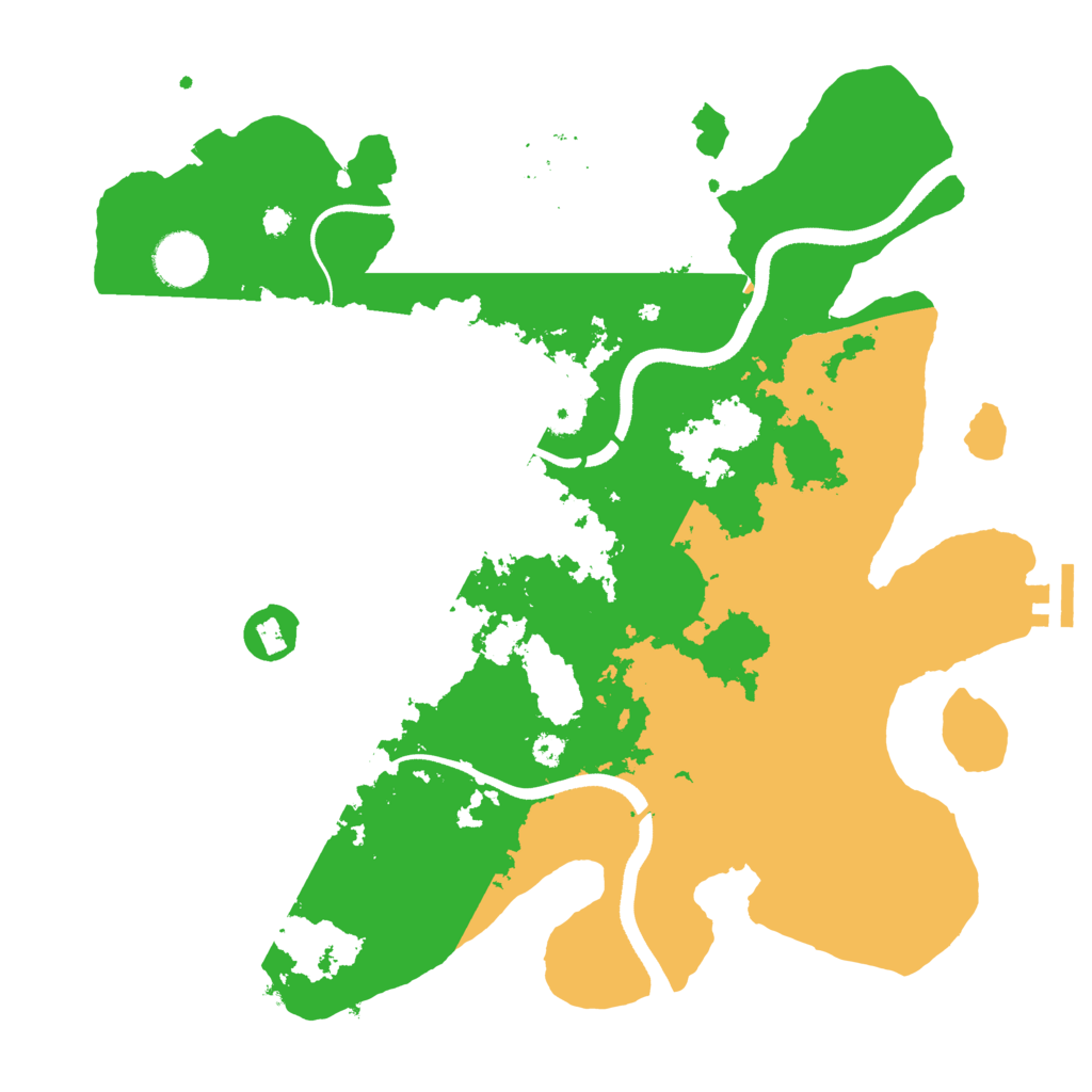 Biome Rust Map: Procedural Map, Size: 3500, Seed: 1211843188