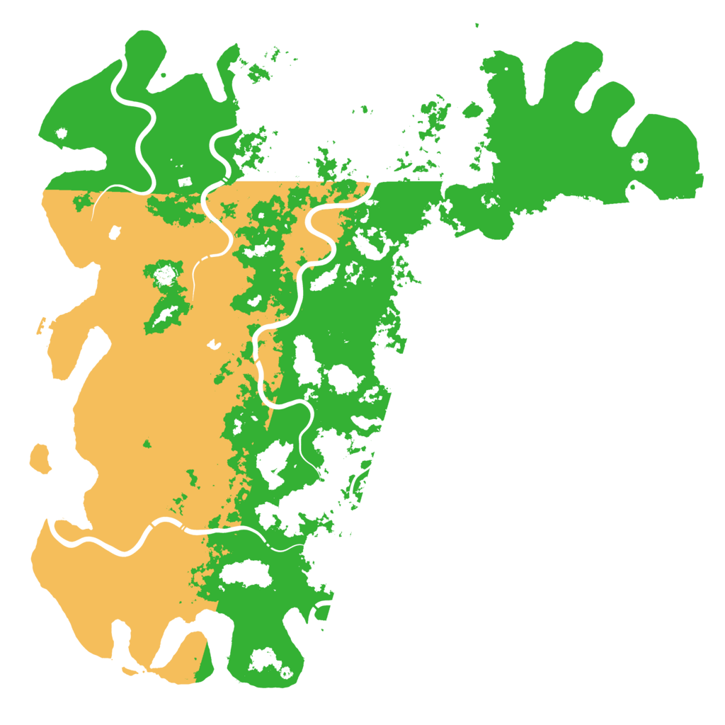 Biome Rust Map: Procedural Map, Size: 6000, Seed: 362201417