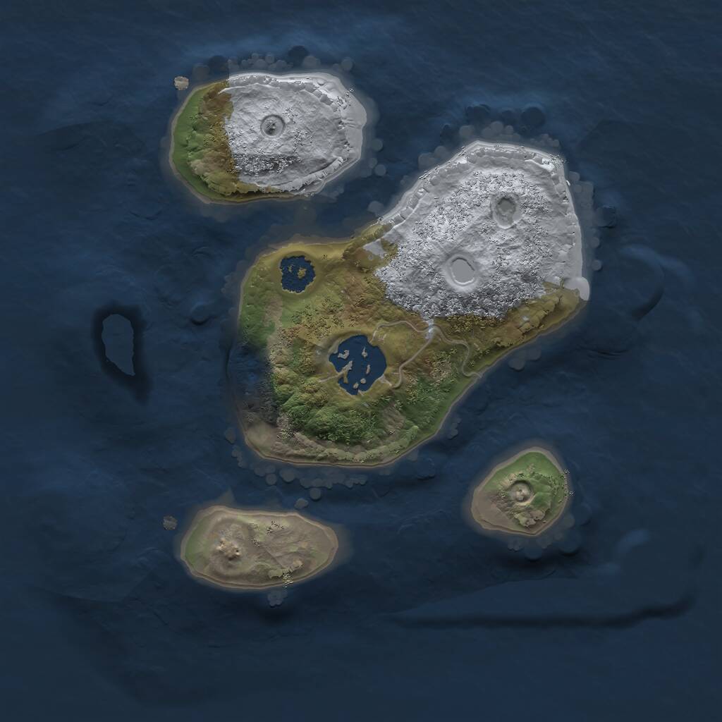 Rust Map: Procedural Map, Size: 2000, Seed: 79875985, 2 Monuments