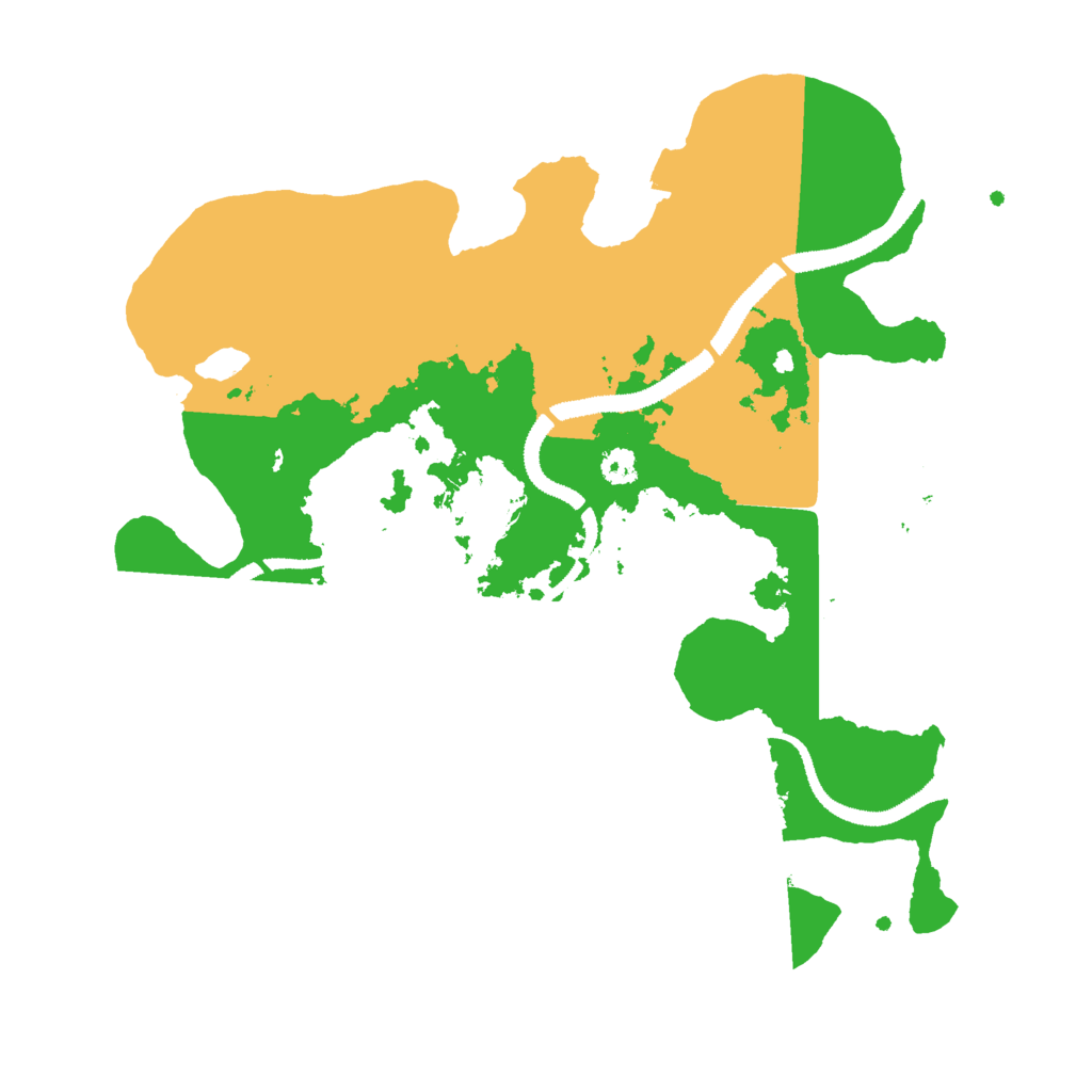 Biome Rust Map: Procedural Map, Size: 3000, Seed: 813991