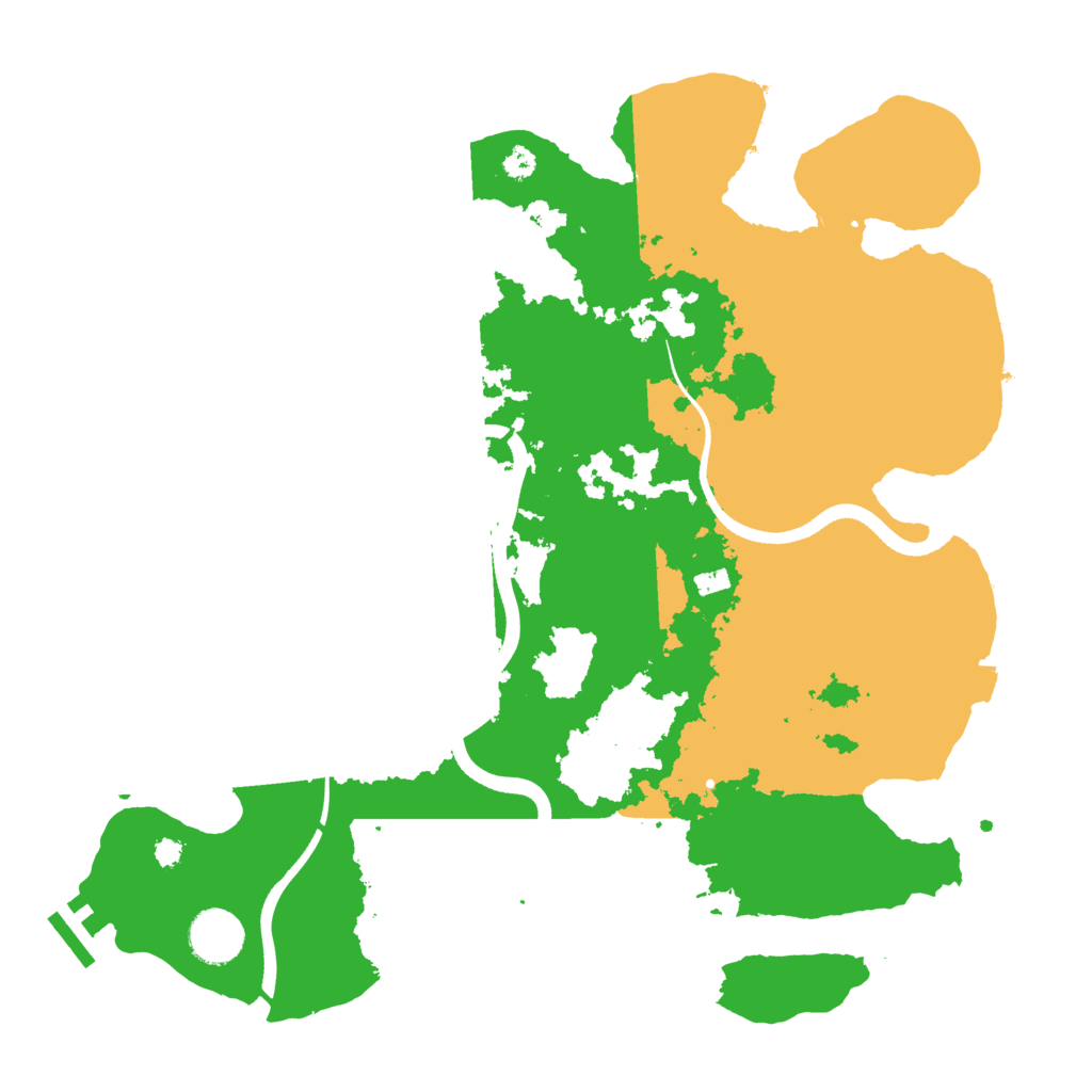 Biome Rust Map: Procedural Map, Size: 3500, Seed: 1475119285
