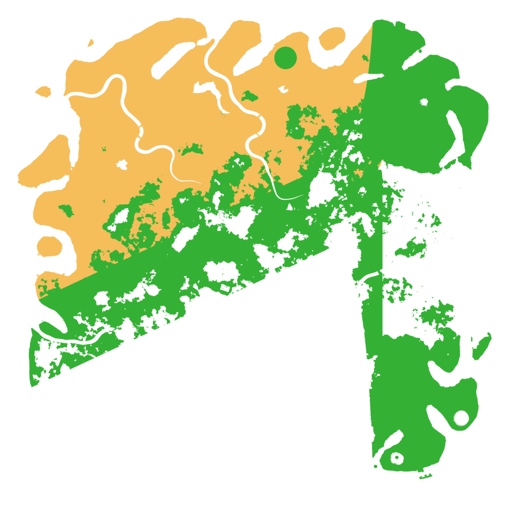 Biome Rust Map: Procedural Map, Size: 6000, Seed: 81754